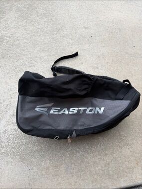 Easton Black and Gray baseball backpack
